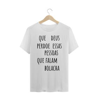 Nome do produtoÉ bixcoito que fala / T-Shirt Prime Masculina Branca
