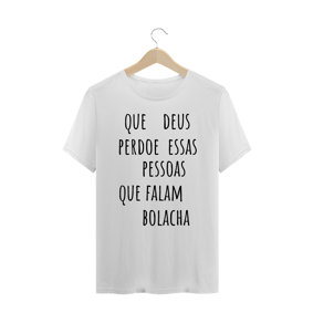 Nome do produto  É bixcoito que fala / T-Shirt Prime Masculina Branca