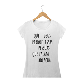 Nome do produto  É bixcoito que fala / Baby Long Prime Feminina Branca