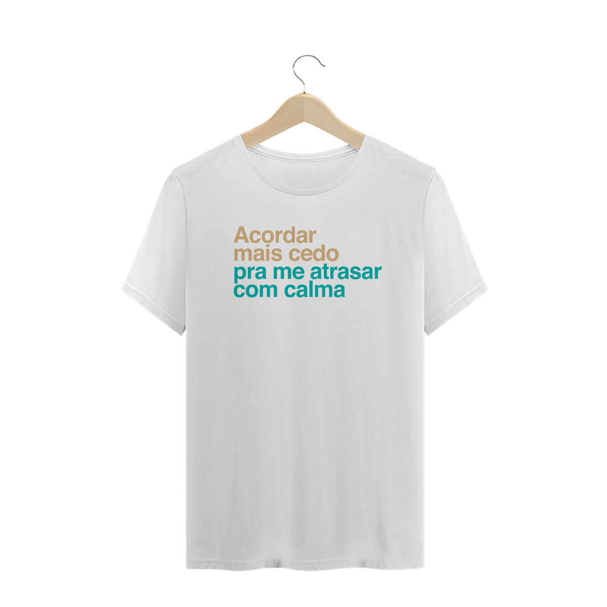 Nome do produto: Atraso Carioca / T-Shirt Prime Masculina Branca ou Preta