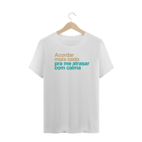 Nome do produto  Atraso Carioca / T-Shirt Prime Masculina Branca ou Preta