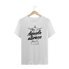 Nome do produto  Abraço Carioca / T-Shirt Prime Masculina Branca