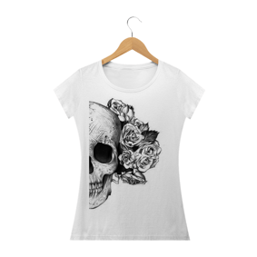 Camiseta feminina caveira