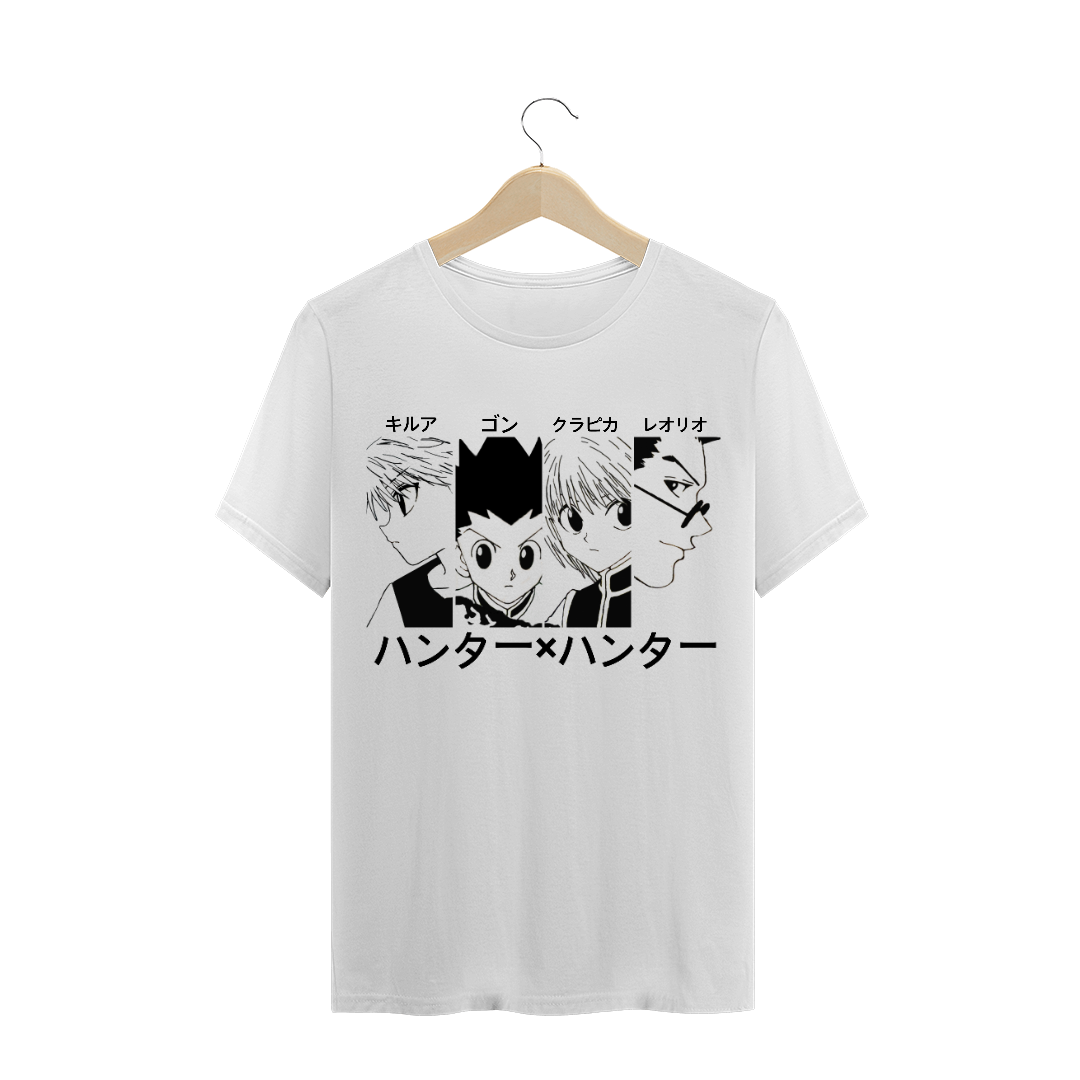 Nome do produto: Camisa Hunter x Hunter versão Mangá (Branca) Unissex