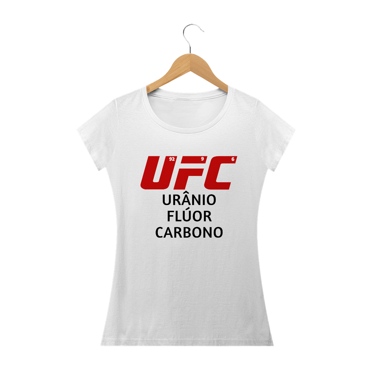 Nome do produto: Babylook Urânio, Flúor e Carbono (UFC) Branca/Laranja/Amarelo