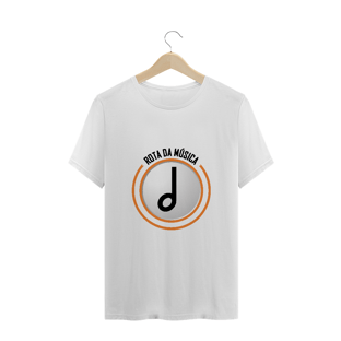 Nome do produtoCamiseta  Branca logo Rota da Música