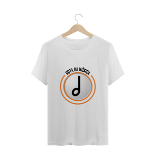 Camiseta  Branca logo Rota da Música