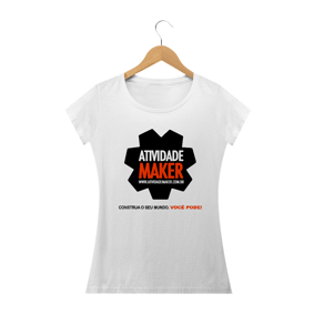 Nome do produto  Camiseta Feminina - Atividade Maker