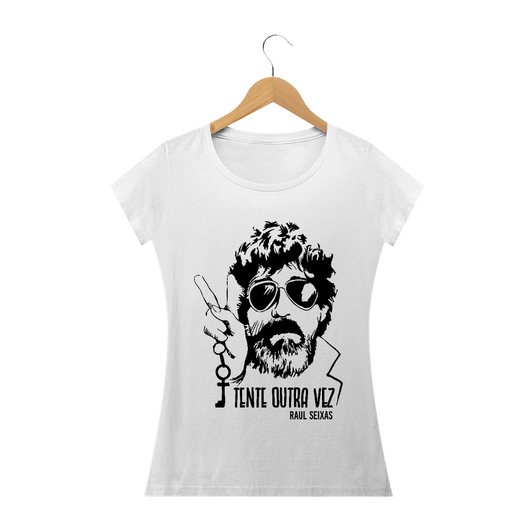 Nome do produto: Camiseta Feminina Raul Seixas 