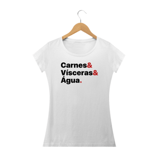 Nome do produtoCarnes, vísceras e água