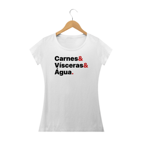 Carnes, vísceras e água