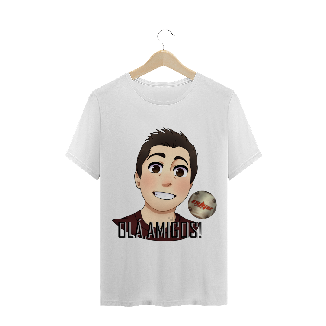 Nome do produto: Camiseta Alanzoka ( Olá amigos )