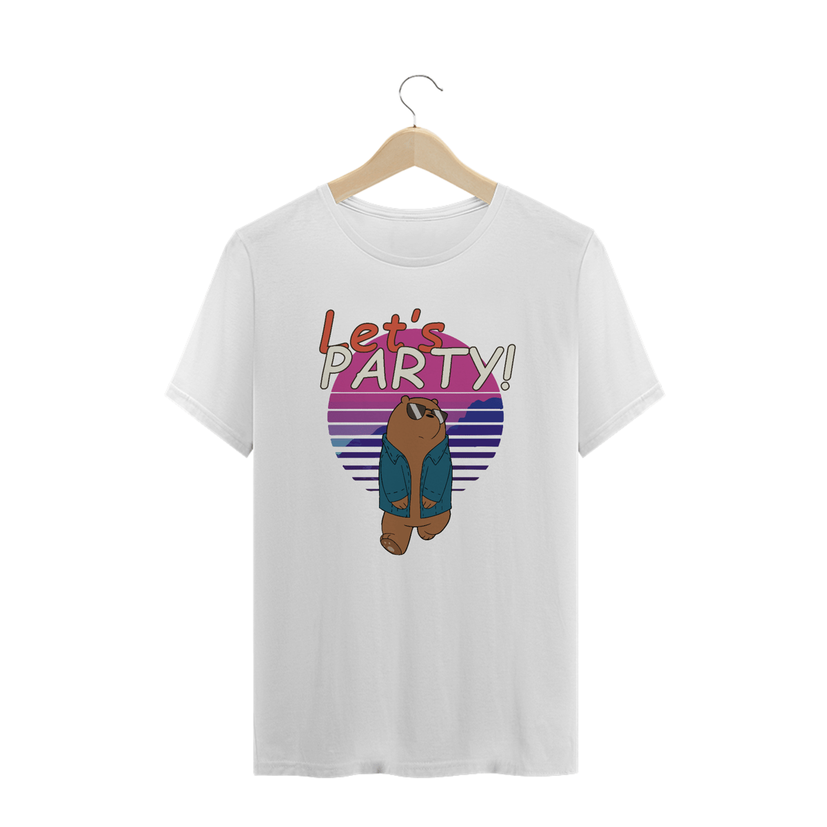 Nome do produto: We Bare Bears - Let\'s Party (Tecido Prime)