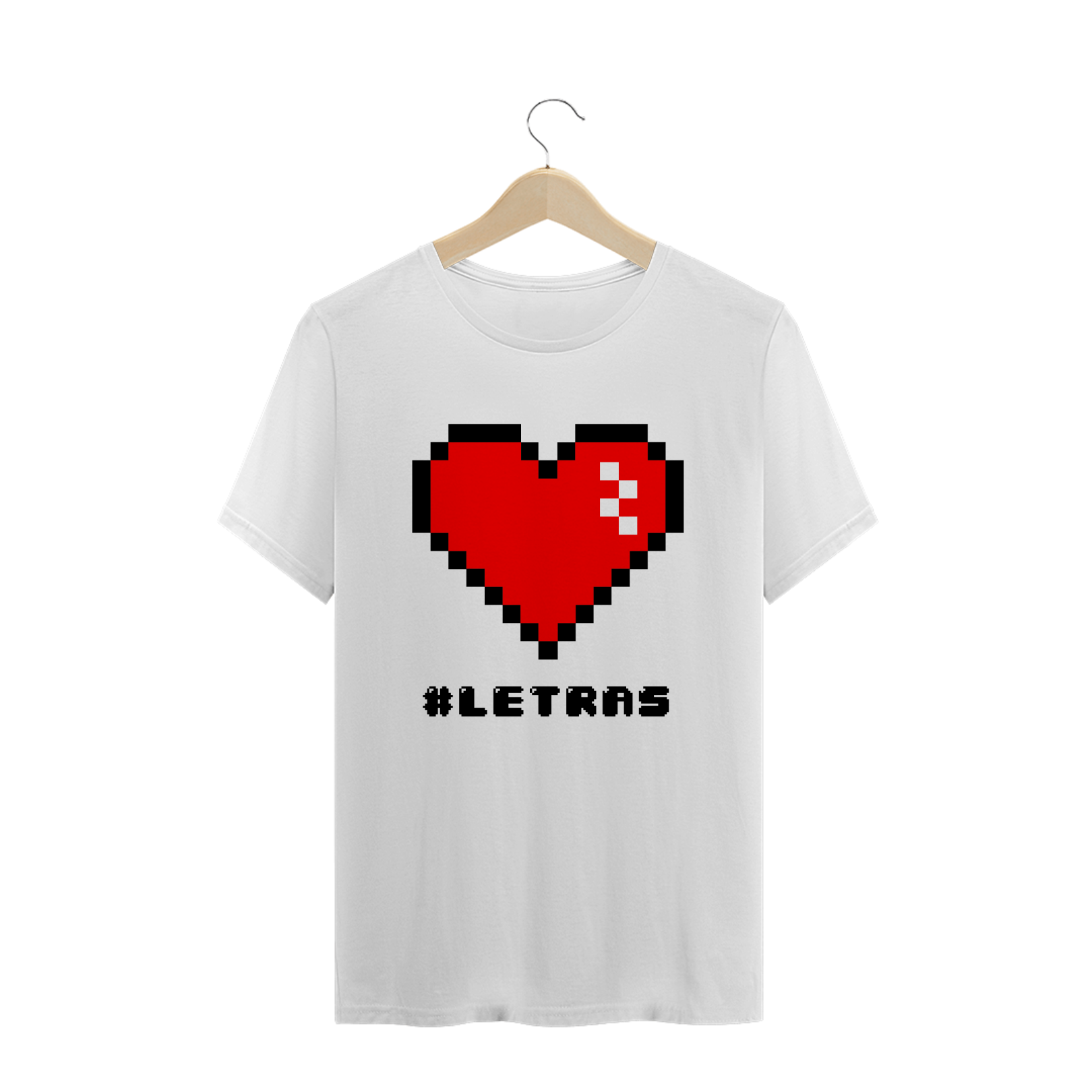 Camisa Letras Pixel 