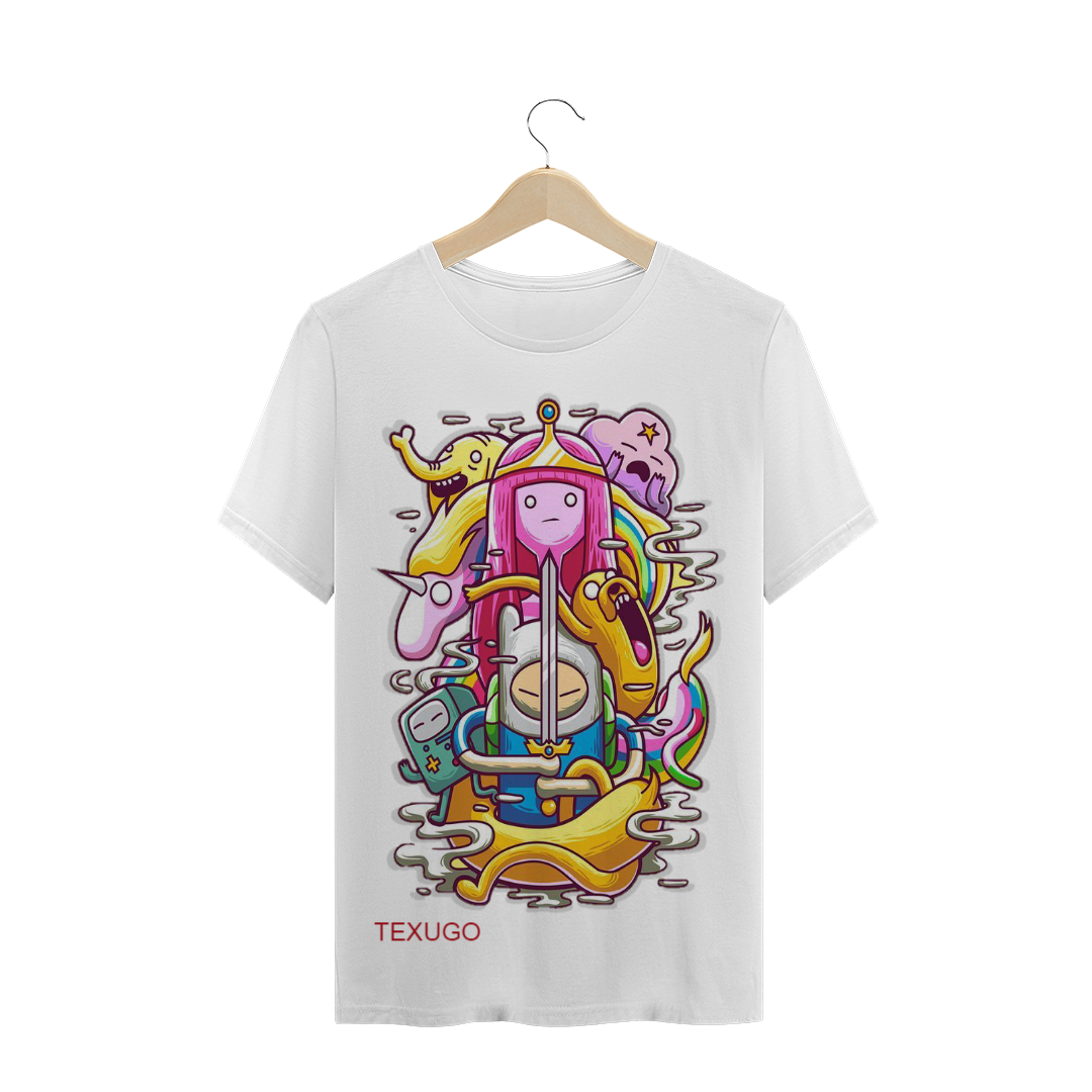 Nome do produto: CAMISETA HORA DE AVENTURA PSICODÉLICA 