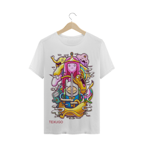 CAMISETA HORA DE AVENTURA PSICODÉLICA 
