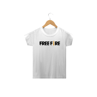 Nome do produtocamisa free fire infantil branca