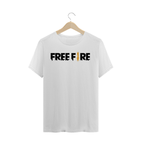 camisa free fire masculina branca
