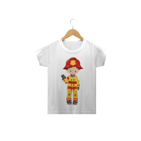 Camiseta Infantil Bombeiro