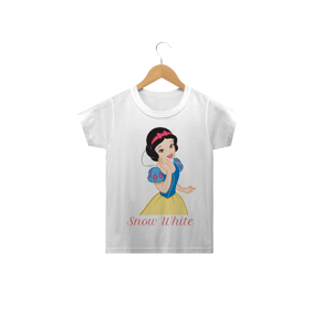 Camiseta Infantil Branca de Neve