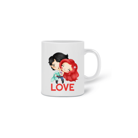 Caneca Príncipe e Pequena Sereia