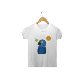 blusinha arara-azul - infantil