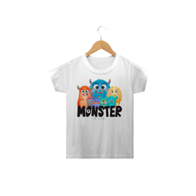 Camiseta Infantil Monstrinhos 