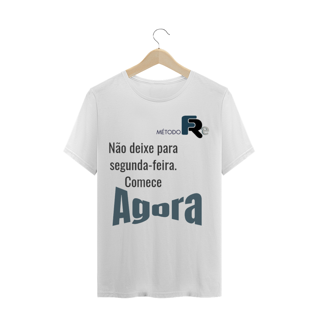 Nome do produto: Camisa Masc Comece Agora - Branca