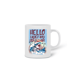 Caneca Max Tubarão | Branca