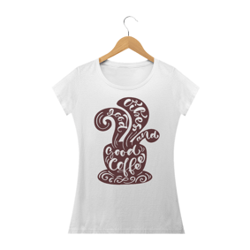 Camiseta feminina amo café 