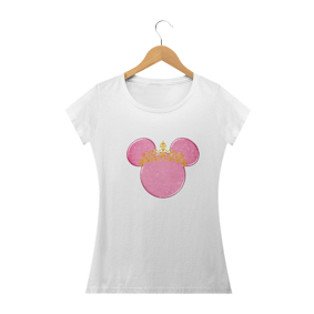 camiseta feminina Minnie Realeza
