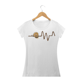 Camiseta feminina amo café