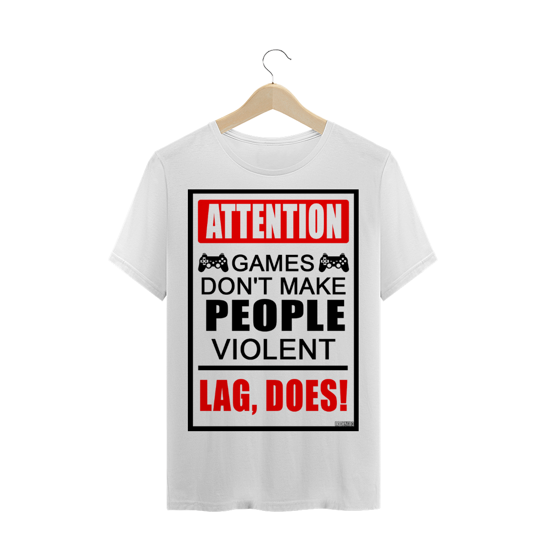Nome do produto: Camiseta Games não tornam as pessoas violentas