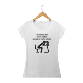 Camiseta feminina frase engraçada 