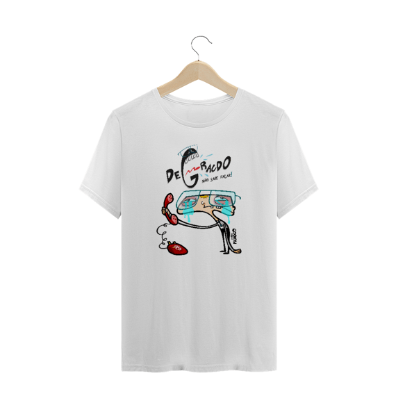 Camiseta Degraudo Não Sabe Falar