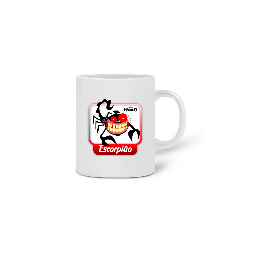Nome do produto: Caneca Signo Escorpião Boby Psicótico