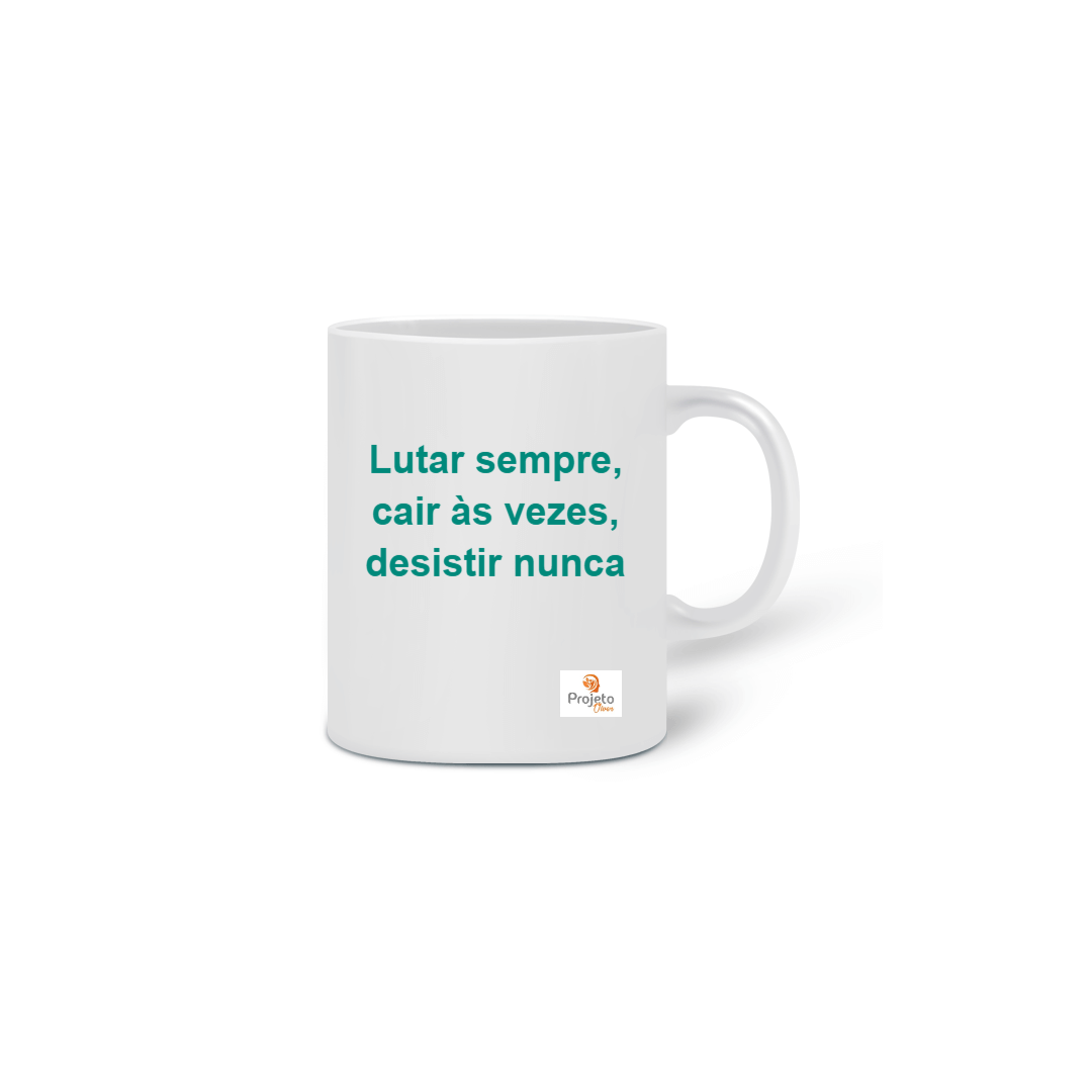 Nome do produto: Caneca-Lute-Branca