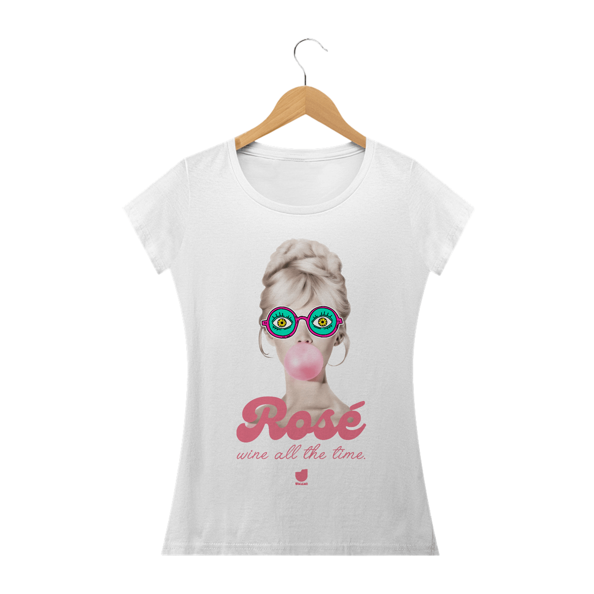 Nome do produto: Camiseta Feminina Rosé