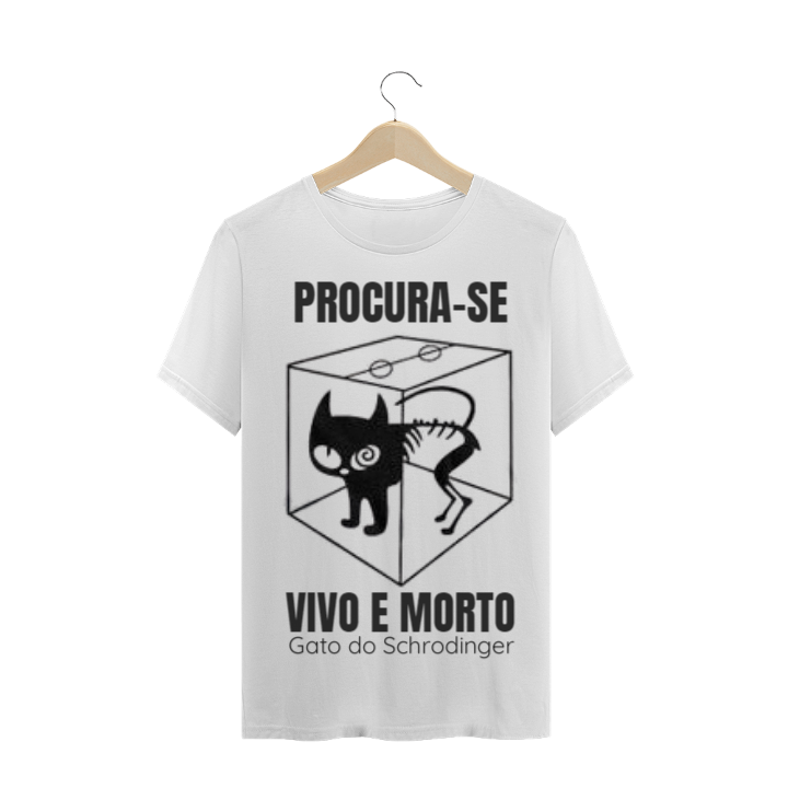 Camiseta Gato do Schrodinger Masc.