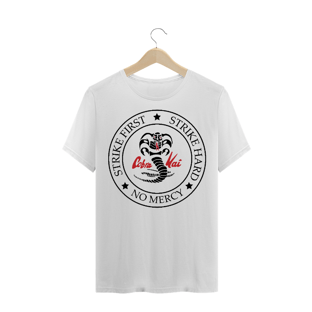 Nome do produtoCobra kai_No_Mercy_branca / T-shirts Prime