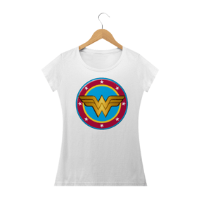 Camiseta emblema Mulher maravilha 