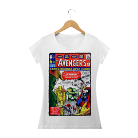 Nome do produto  CAMISETA AVENGERS HQ FEMININA