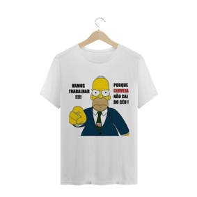 Camiseta Homer Cerveja Não Cai Do Céu