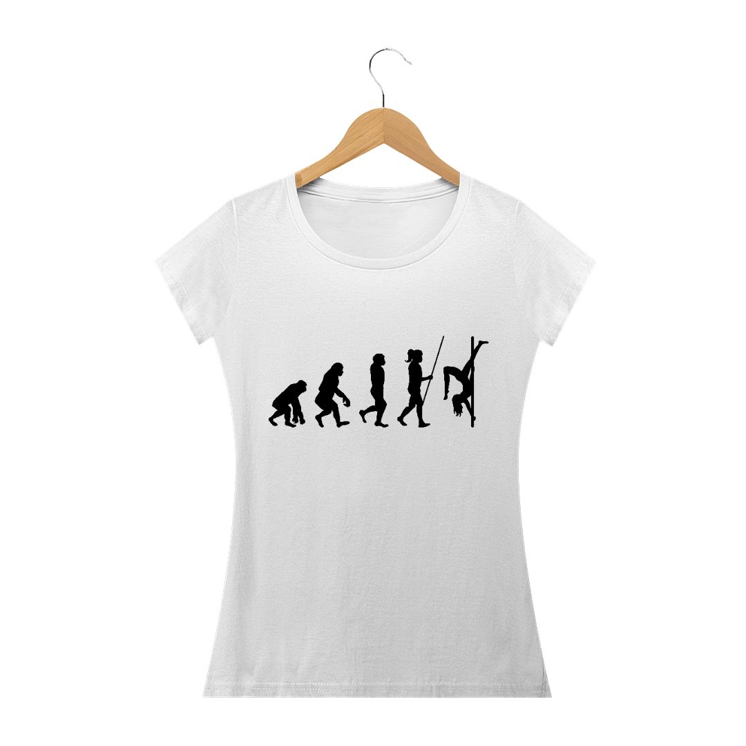 Camiseta Evolução Pole Dance Baby Long Quality