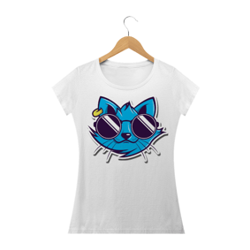 Camiseta Gato (BRANCA)