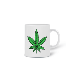 Caneca Folha da erva 