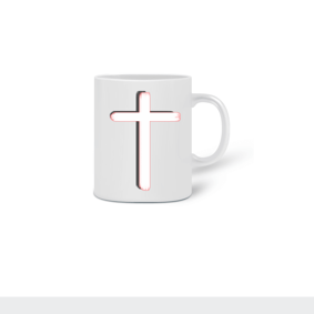 Caneca Cristã - Cruz