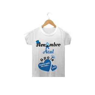 Nome do produtoCam. Infantil Branca Novembro azul