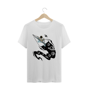 Astronauta Nave de Papel (Tecido Prime)