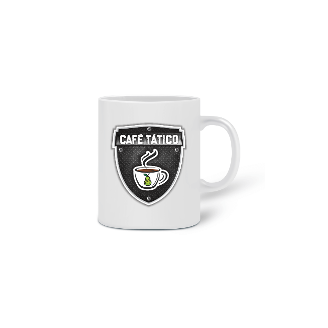 Nome do produto: Caneca CAFÉ TÁTICO Leite com Pera